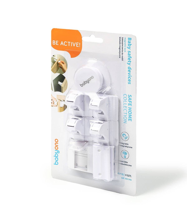 Zabezpieczenia do mebli. Blokada magnetyczna 4szt. 946 BabyOno