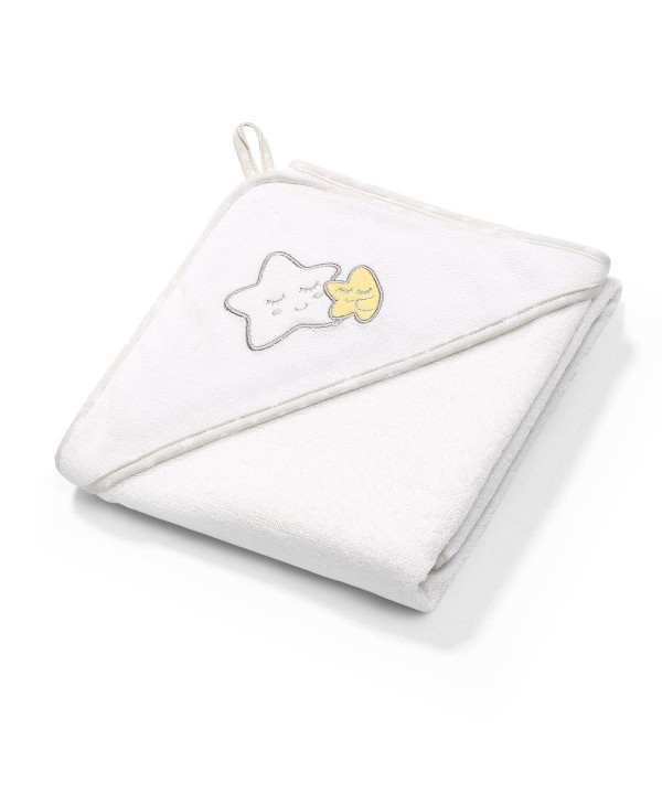 Okrycie kąpielowe frotte - ręcznik z kapturkiem 76x76cm 141/07 BabyOno