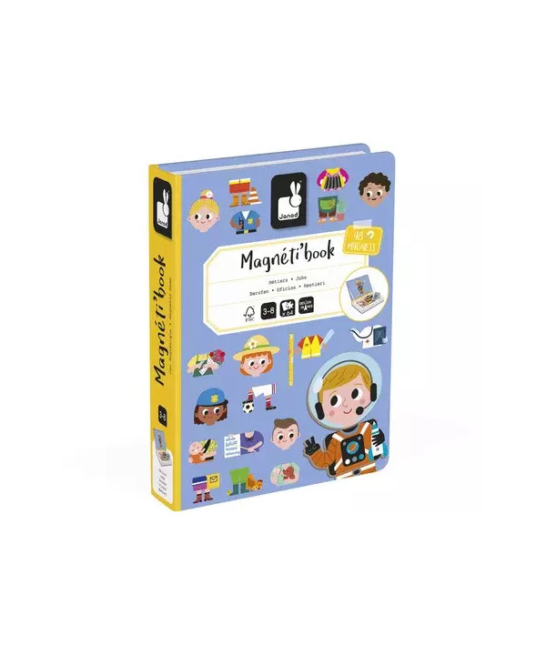 Magnetyczna układanka Zawody Magnetibook 3+ Janod