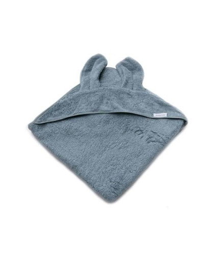 Ręcznik bambusowy z kapturkiem Niebieski 100x100cm BAMBOOM