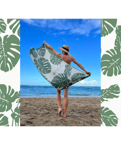Innowacyjny ręcznik bambusowy — monstera Lullalove