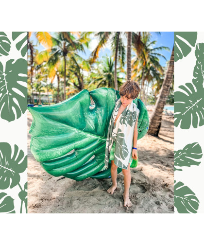 Innowacyjny ręcznik bambusowy — monstera Lullalove