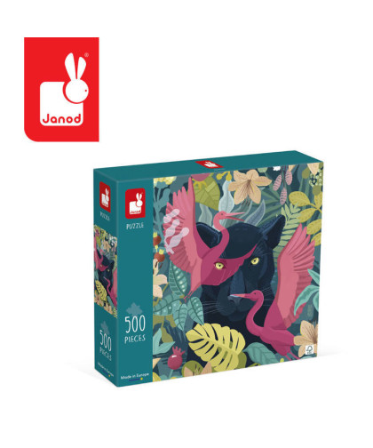 Puzzle artystyczne Mistyczna pantera 500-el 8+ Janod