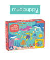 Puzzle z okienkami Przyjęcie w oceanie 12el 2+ Mudpuppy