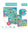 Puzzle z okienkami Przyjęcie w oceanie 12el 2+ Mudpuppy