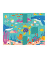 Puzzle z okienkami Przyjęcie w oceanie 12el 2+ Mudpuppy