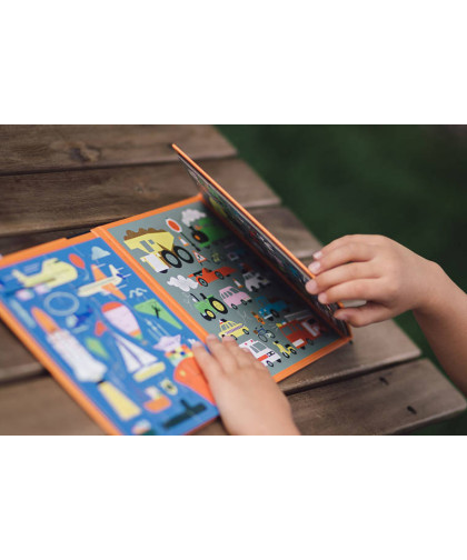 Puzzle magnetyczne 2w1 Środki transportu 4+ Mudpuppy