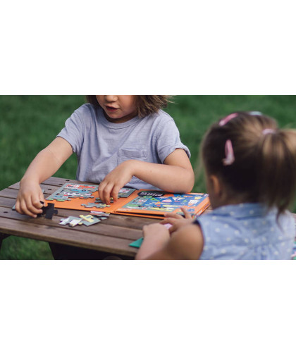 Puzzle magnetyczne 2w1 Środki transportu 4+ Mudpuppy