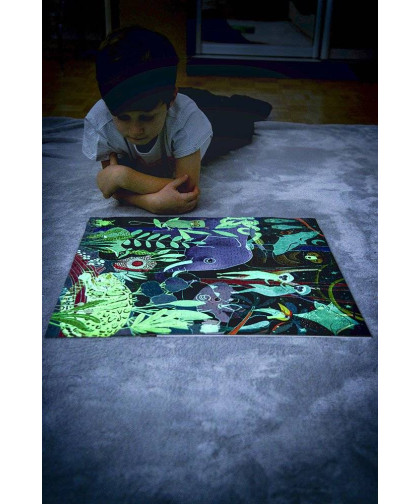 Puzzle rodzinne świecące w ciemności Ocean 8+ Mudpuppy