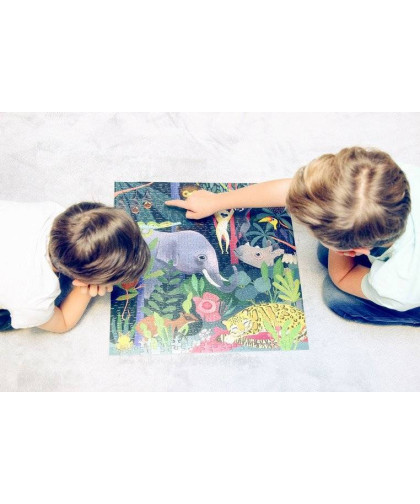 Puzzle rodzinne świecące w ciemności Ocean 8+ Mudpuppy