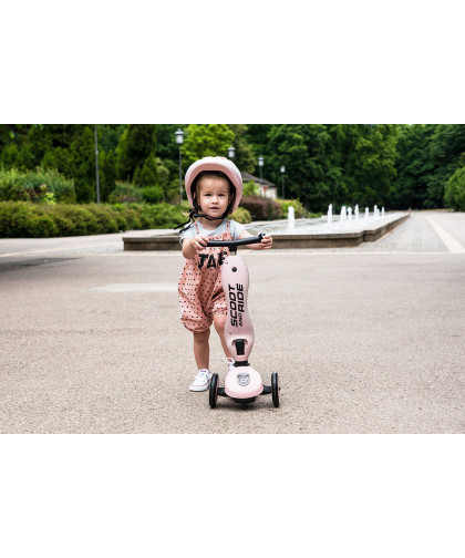 Scootandride Highwaykick 1 2w1 Jeździk i Hulajnoga Rose