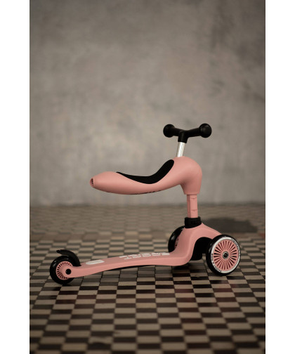 Scootandride Highwaykick 1 2w1 Jeździk i Hulajnoga Rose