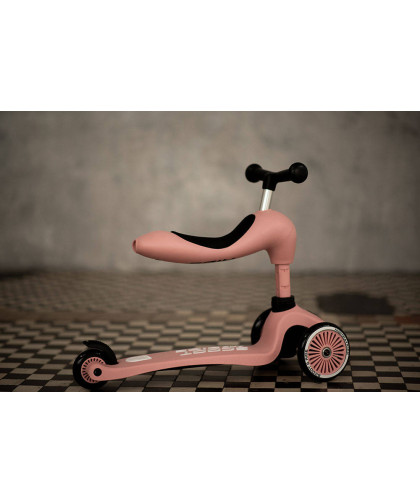 Scootandride Highwaykick 1 2w1 Jeździk i Hulajnoga Rose