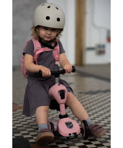 Scootandride Highwaykick 1 2w1 Jeździk i Hulajnoga Rose