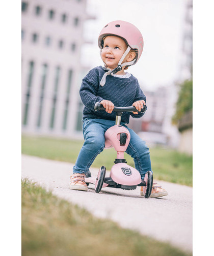 Scootandride Highwaykick 1 2w1 Jeździk i Hulajnoga Rose