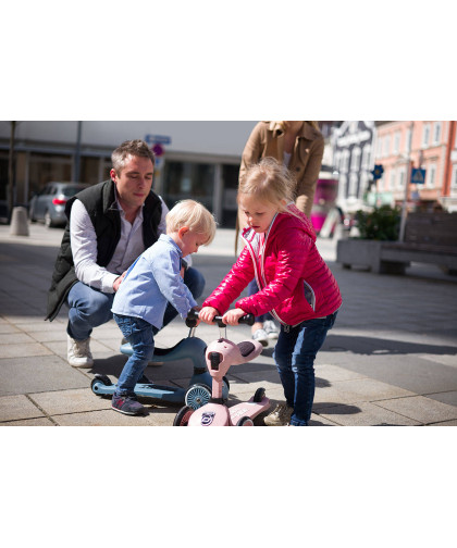 Scootandride Highwaykick 1 2w1 Jeździk i Hulajnoga Rose