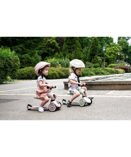 Scootandride Highwaykick 1 2w1 Jeździk i Hulajnoga Rose