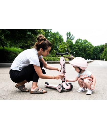 Scootandride Highwaykick 1 2w1 Jeździk i Hulajnoga Rose