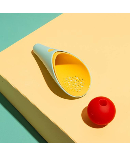 Zestaw 2 łopatek wielofunkcyjnych z piłeczką Cuppi Banana Blue QUUT