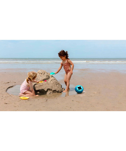 Zestaw 2 łopatek wielofunkcyjnych z piłeczką Cuppi Banana Blue QUUT