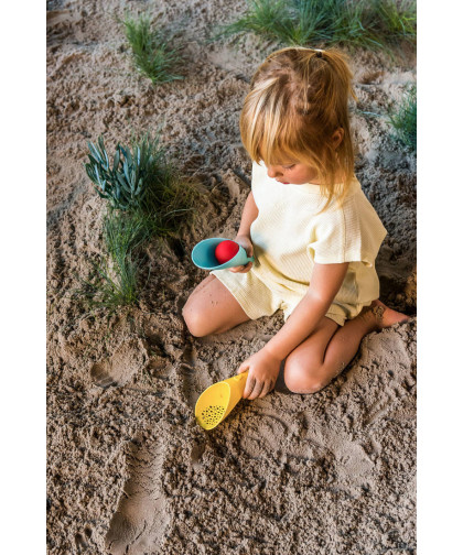 Zestaw 2 łopatek wielofunkcyjnych z piłeczką Cuppi Banana Blue QUUT