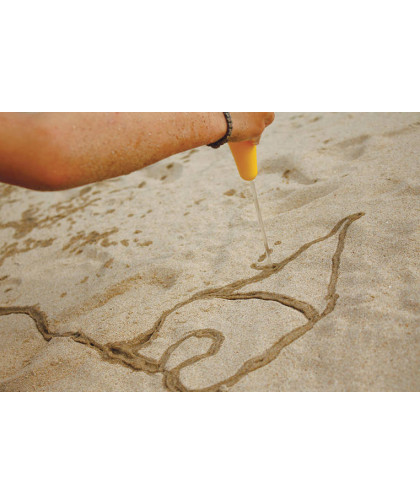 Zestaw 2 łopatek wielofunkcyjnych z piłeczką Cuppi Banana Blue QUUT