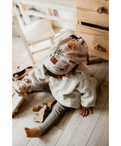 Komplet czapka z kominem — Woodland Makaszka