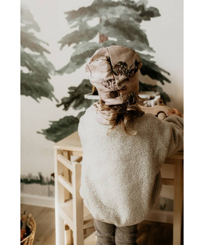 Komplet czapka z kominem — Woodland Makaszka