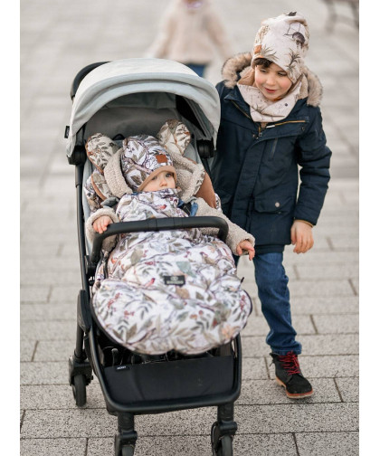 Komplet czapka z kominem — Woodland Makaszka