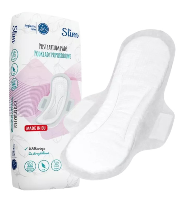 Podkłady/podpaski poporodowe SLIM 10 szt. Akuku