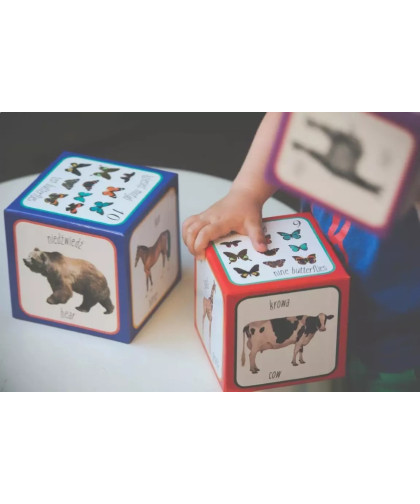 Piramida zabaw edukacyjna wieża klocki Montessori — Zwierzęta