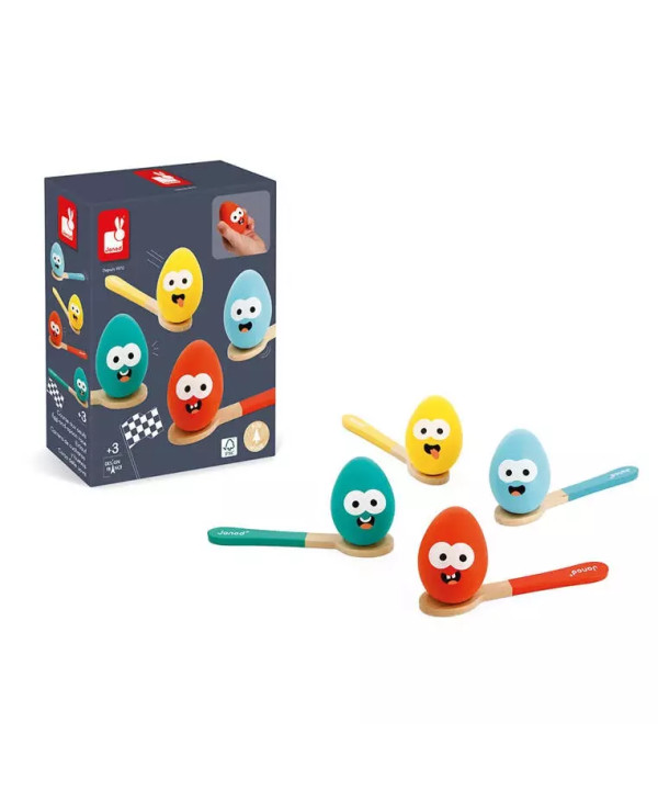 Gra Wyścig z jajkiem i łyżką 3+ Janod