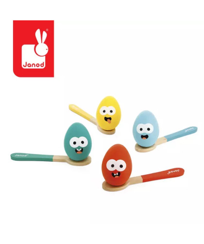 Gra Wyścig z jajkiem i łyżką 3+ Janod