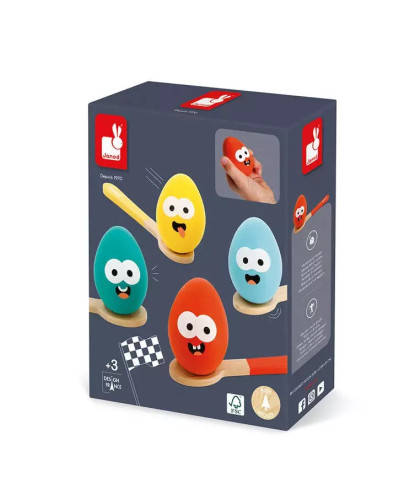 Gra Wyścig z jajkiem i łyżką 3+ Janod