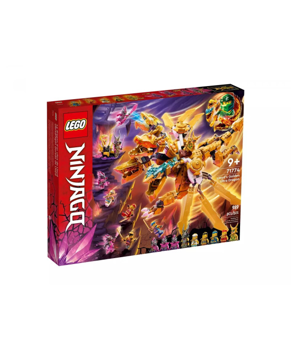 LEGO 71774 Ninjago Złoty Ultra Smok Lloyda