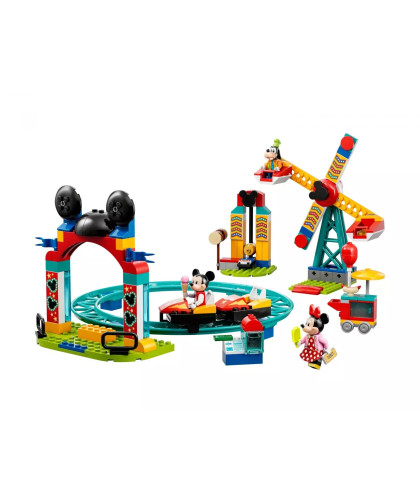 LEGO 10778 Disney Miki, Minnie i Goofy w wesołym miasteczku