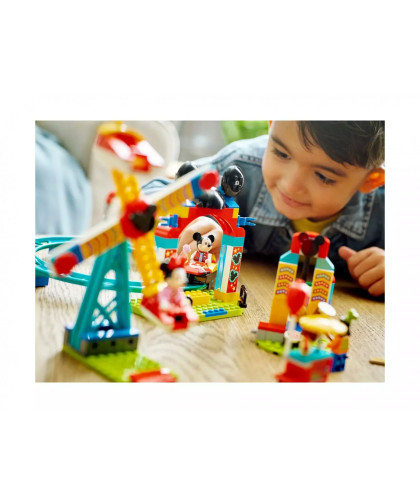 LEGO 10778 Disney Miki, Minnie i Goofy w wesołym miasteczku