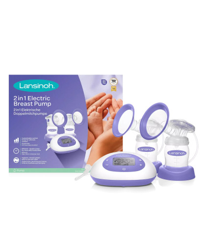 Podwójny laktator elektryczny na dwie piersi 2w1 Lansinoh