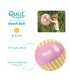 Piłka plażowa Ø 30 cm, Banana Pink, QUUT