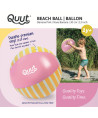 Piłka plażowa Ø 30 cm, Banana Pink, QUUT