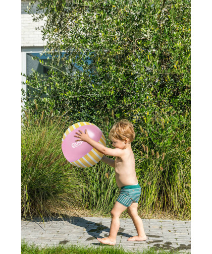 Piłka plażowa Ø 30 cm, Banana Pink, QUUT