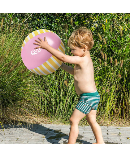Piłka plażowa Ø 30 cm, Banana Pink, QUUT