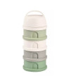 Pojemniki na mleko w proszku 4-kom cotton white/sage green Beaba