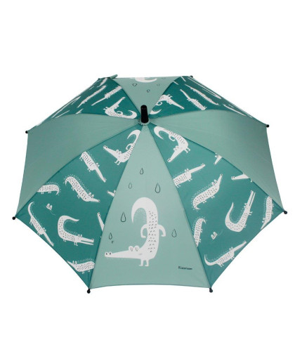 Parasol przeciwdeszczowy KIDZROOM krokodyle mint