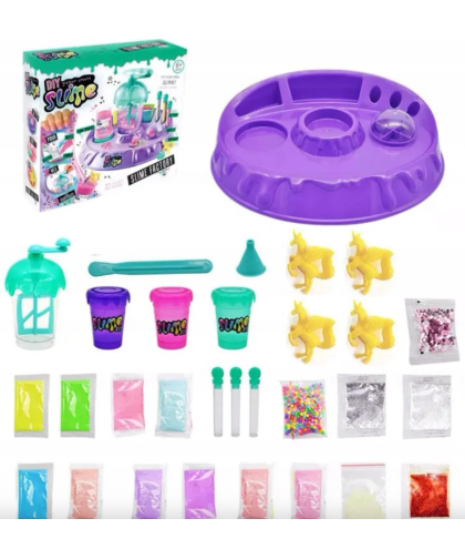 Fabryka DIY slime gluty duży zestaw brokat figurki zestaw robienia glutów