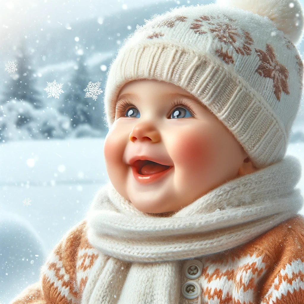 Ochrona delikatnej skóry niemowlaka w zimowe dni