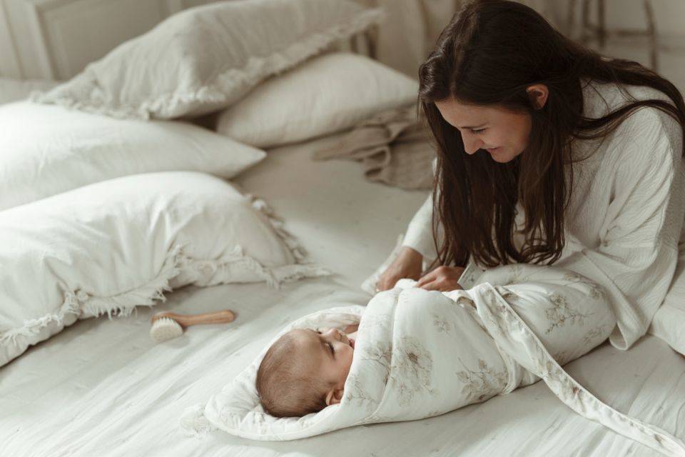 bambusowy rożek boho flowers My Memi