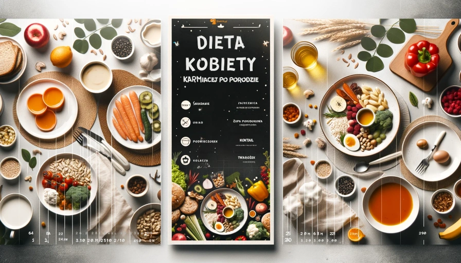 co do jedzenia po porodzie - przykładowy jadłospis